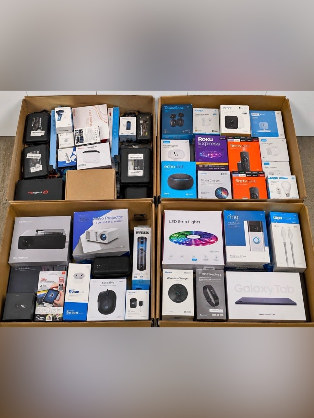 Assorted Electronics & Accessories Bundle - Mixed Brands